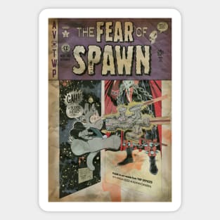 Dave Sim's The Fear of Spawn (distressed) Sticker